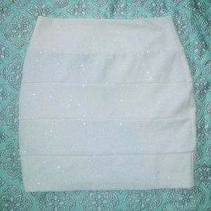 Sparkly pencil skirt